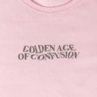 golden age of confusion tshirt pink detail